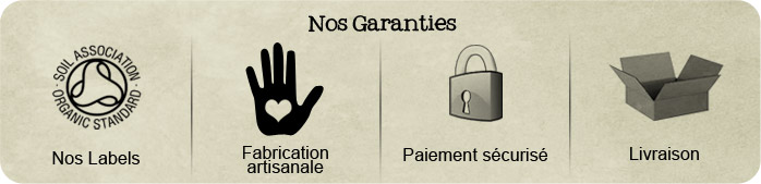 Les garanties sur Nature & Savons
